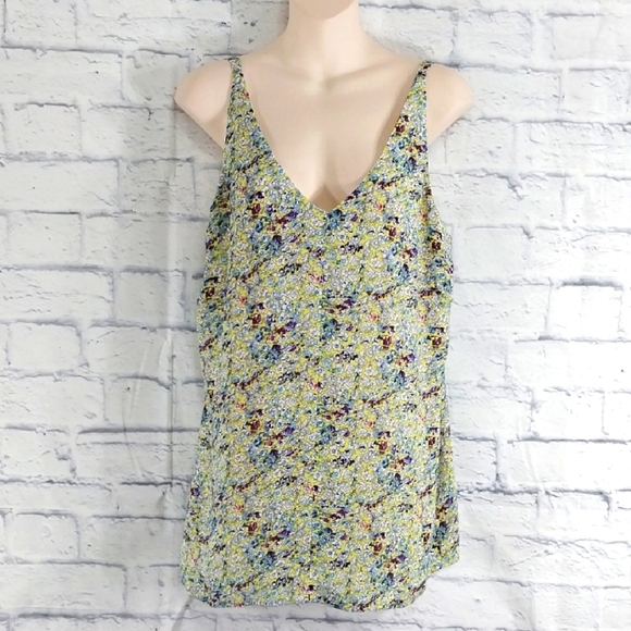 Cabi Top Floral Adjustable Straps Sz M - Picture 1 of 6